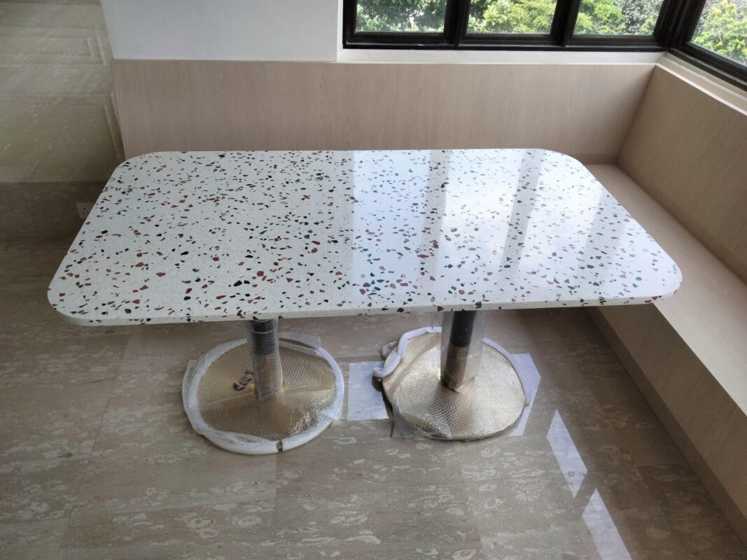 Quartz Table Top Dining Table
